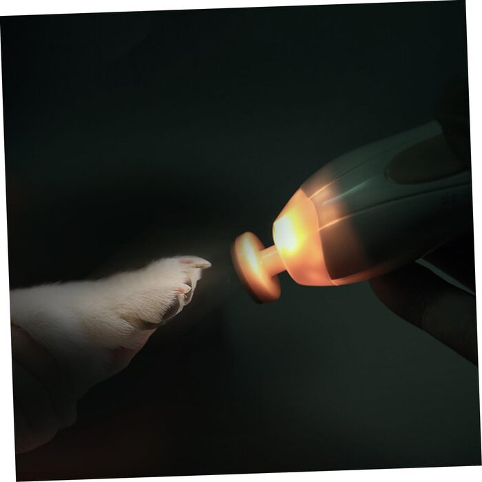 Електричний триммер для нігтів Milisten для котів та собак з LED-підсвіткою, тихий мотор, безпечна догляд, блакитний колір