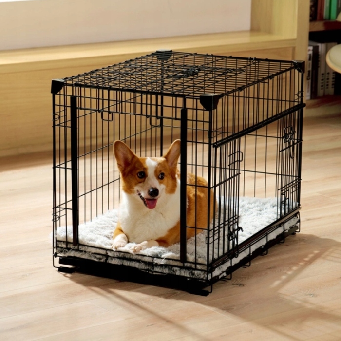 Металева клітка Lalazoo для середніх собак, 53 x 76 x 61 см