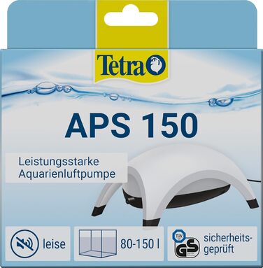 Tetra APS 300 тиха мембранна помпа для акваріумів 120-300 л, біла
