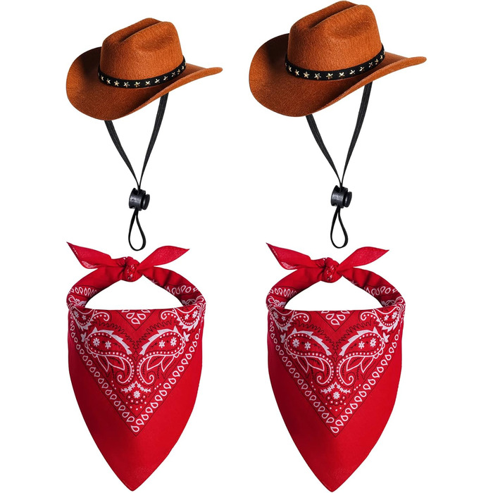 Костюм ковбоя для домашніх тварин Choyaxo: костюм на Хелловін для собак та котів, середній розмір, коричневий