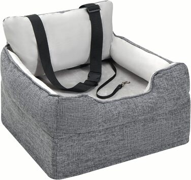 Автокрісло для собак Avont, до 14 кг, сіре, 50х50х40 см