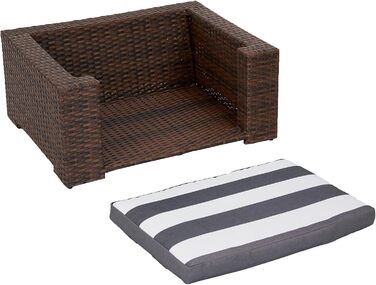Ліжко-лежанка для кота або маленького собаки Teamson Pets Clotho (ратан, коричневий) ST-N10005-UK