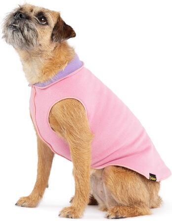 Теплий флісовий пуловер для собак Gold Paw Duluth Rose/Lavendel, 4-х стороння еластичність, для всіх сезонів, машинне прання