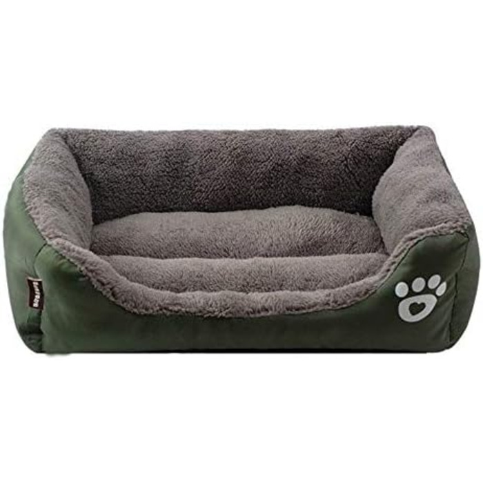 Килимок для собак, лежанка для тварин, лежанка для котів, корзина для собак, місце для сну. Розміри S-X (L, Оливковий)