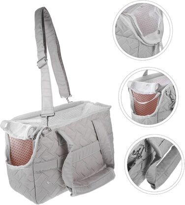 Транспортна сумка для тварин Toyzfriendly: переноска для котів та цуценят з canvas, легка, для подорожей