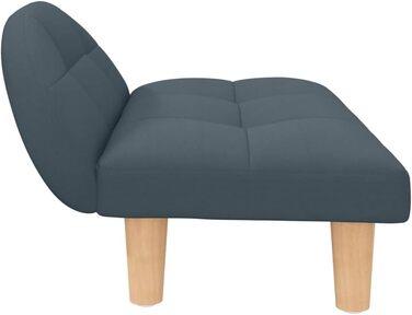 Крісло-ліжко для собак та котів, м'яке, стильне, 70x52x30 см, темно-сірий