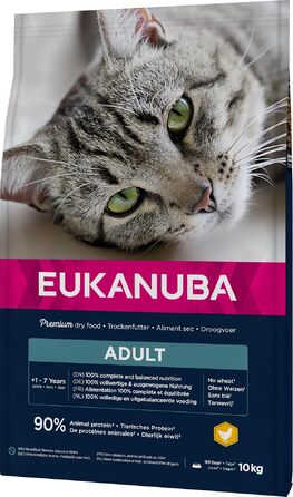 Сухий корм для котів Eukanuba з свіжим куркою, 10 кг