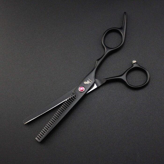 Набір для догляду за шерстю Freelander для собак та котів, 5 предметів: ножиці 15 см, ножиці для фінальної обробки, вигнуті ножиці, гребінець для шерсті