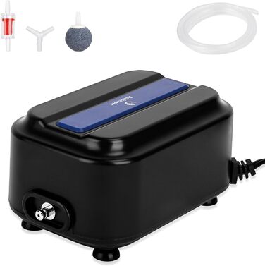 Fishkeeper тиха повітряна помпа для акваріума 2.5/5/8 Вт, до 570 л, 500 л/год