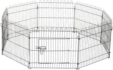 PawHut® вольєр для цуценят, огорожа для собак, вольєр-загон для малечі, 5 розмірів: 71x61 см
