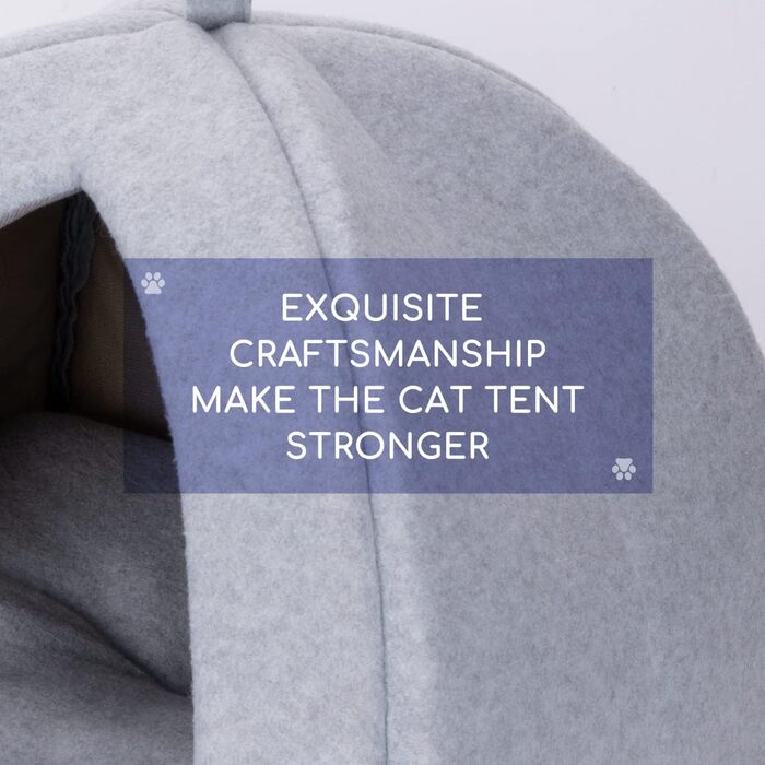 Nobleza: Розкладне котяче будиночок 2-в-1 для котів та собак, з подушкою, 38x38x33 см