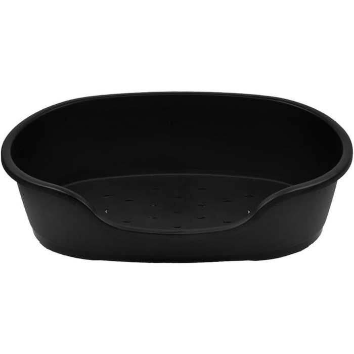 Корзина для собак Adena, пластикова, 92 см, антрацит (92 x 61 x 26 см)