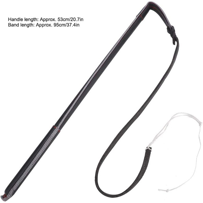 Навчальна плеть для собак, велика штучна шкіряна, для дресирування