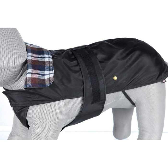 Водонепроникний дощовик для собак TRIXIE 'Paris', чорний, розмір S (36 см)