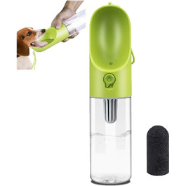 PETKIT Eversweet - пляшка для води для собак, 400 мл, зелена, PET, для подорожей
