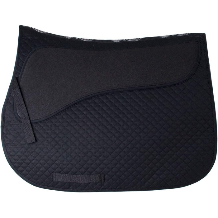 Підкова Rhinegold Druckpolster Volle Größe Schwarz - повний розмір, чорна