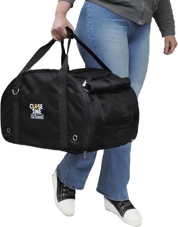 Транспортна сумка для тварин PetRider Basic з візком та дощовим чохлом