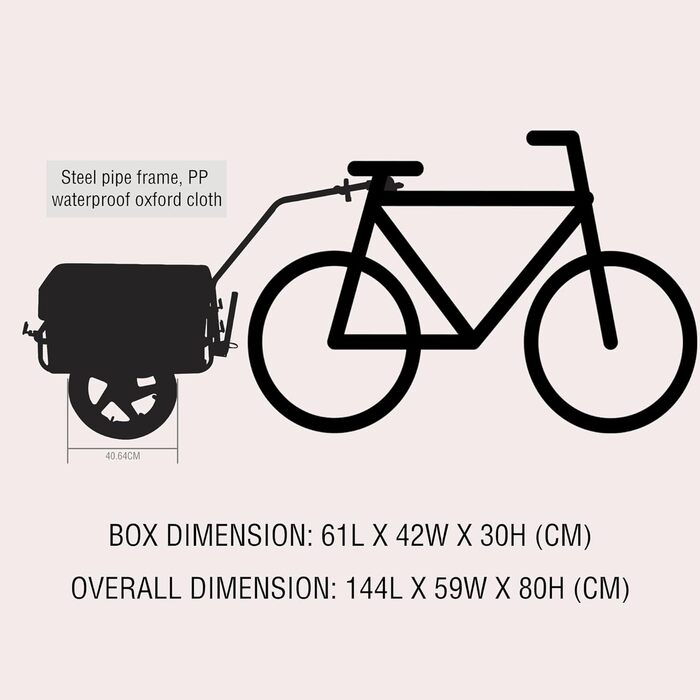 Фаркоп для велосипеда для собак, складна конструкція, відбивачі, велосипедний фаркоп для собак