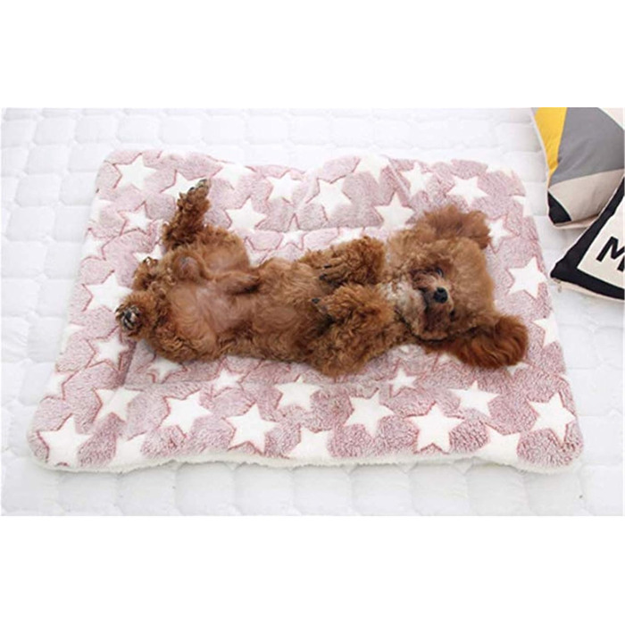 М'який килимок для собак та котів Dreamskull 91x70 см, рожевий