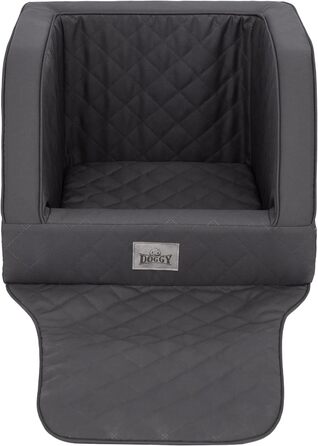 Транспортна переноска для собак, лежанка для собак, кошик для собак, лежанка для котів, для маленьких собак (46x46x31 см, графіт)