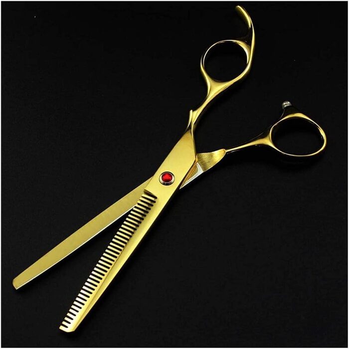 Професійні ножиці для собак, вигнуті ножиці для стрижки шерсті, регульований набір ножиць з нержавіючої сталі, для догляду за шерстю тварин