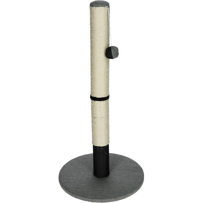 Дряпка для котів Kerbl Opal Pro сіра/чорна 40x40x80 см