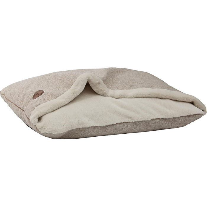 М'яке ліжко для собак та котів середнього та малого розміру з капюшоном, неслизьке, миється, дизайн Lauren NEL (M 80x60 см), (XL 100x80 см)