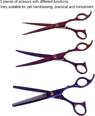 Професійний набір ножиць для грумінгу собак, інструмент для догляду за тваринами, для собак, котів та інших тварин