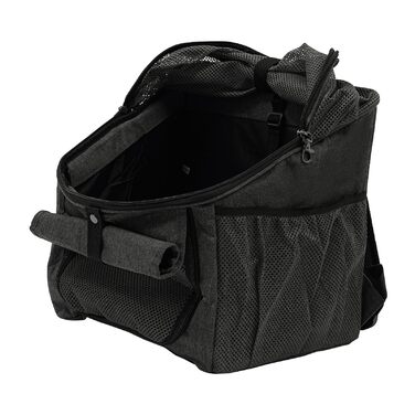 Корзина для собак на велосипед 2-в-1, сіра: зручна та безпечна переноска для тварин