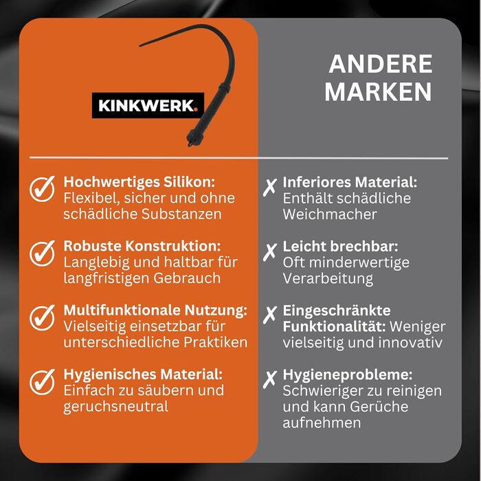 Силіконова печінка KINKWERK | Елегантний дизайн, гнучка та міцна | Багатофункціональна та гігієнічна | BDSM