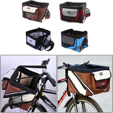 Корзина для собак на велосипед Oxxggkao, чорна: зручний перевіз вашого улюбленця