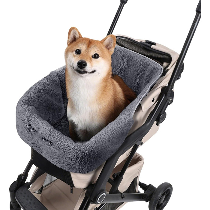 М'який килимок для візка для собак, котів та дітей | Зручний для подорожей та прогулянок | Підходить для візка, кафе, парку, авто