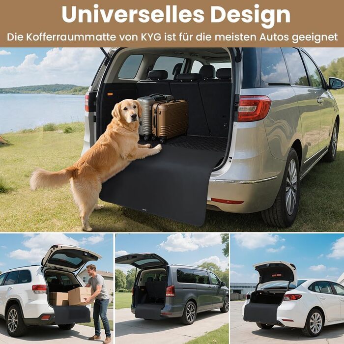 Захист для вантажного відсіку KYG: водовідштовхуючий, стійкий до подряпин, універсальний (105x80 см)