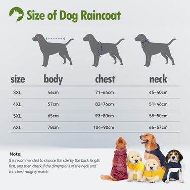 Дощовик для собак Zellar Hunderegenmantel з капюшоном, отвором для коміра та світловідбиваючими смугами, ультралегкий, дихаючий, 100% водонепроникний, синій, 6XL