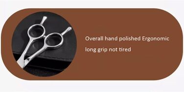 Набір ножиць для грумінгу собак: нержавіюча сталь, прямі та вигнуті ножиці для догляду за шерстю