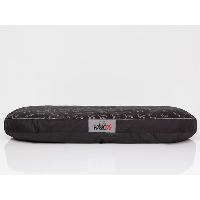 HobbyDog Овальне лежанка для собак MOWCWP2 з подарунком Spieltau, лежанка, килимок для собак, місце для відпочинку, різні розміри (XL 108 x 85 см)
