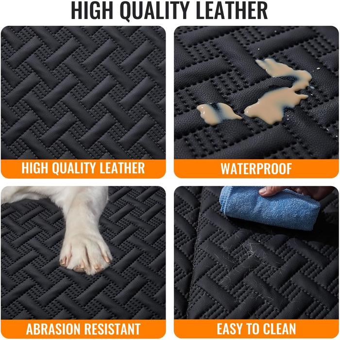 Захисний чохол на сидіння авто для собак, з жорсткою основою, універсальний