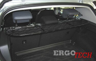 Сітка перегородки для Volkswagen T-Cross ERGOTECH RDA65-HXXS16 - для собак та багажу. Безпечна та комфортна для вашого улюбленця!