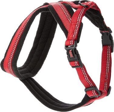 Шлея для собак HALTI Comfy XL з флісовою підкладкою та 3M світловідбивачами, кріпленням спереду і ззаду, для великих собак