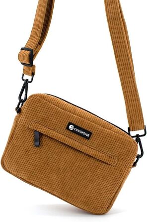 Сумка для ласощів для собак COOWONE - зручна для прогулянок, тренувань, з інтегрованим диспенсером для відходів (Коричневий 3.0)