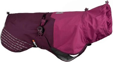 Дощовик для собак Non-stop dogwear Fjord, водонепроникний, регульований, дихаючий, з відбивачами, отворами для повідка та петлями для лап, фіолетовий, для середніх порід (45 см)