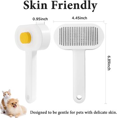 Набір для догляду за тваринами Okiki: щітка для собак і котів, ножиці для обрізання кігтів, гребінець від бліх - комплект для довго- та короткошерстих тварин