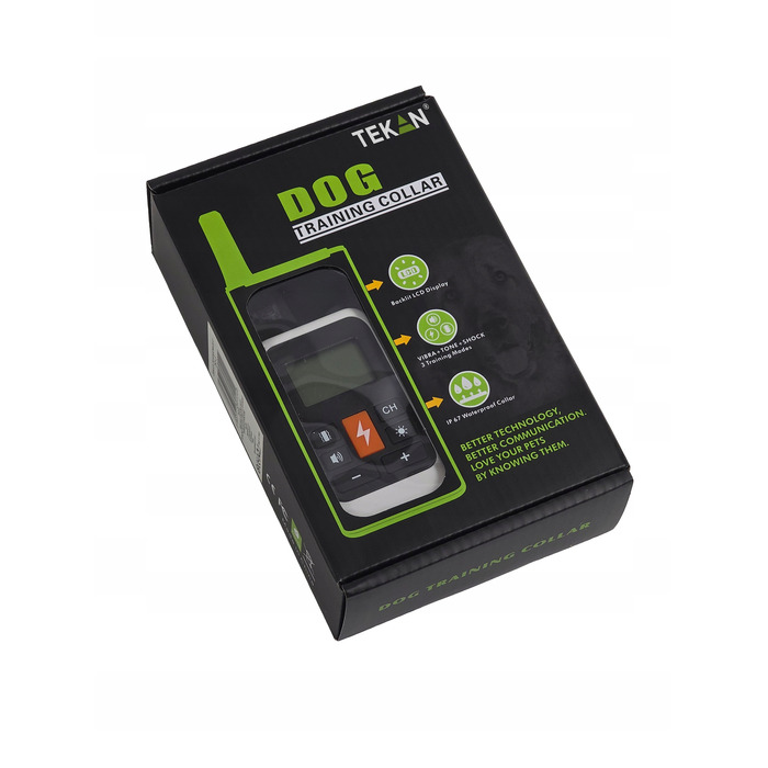 Електричний нашийник для дресирування собак з пультом дистанційного керування та великим радіусом дії