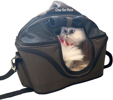 Транспортна сумка для собак і котів One for Pets Deluxe Cozy, розмір S, червона