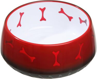 Миска для собак Karlie Napf Dog Cuisine 300 мл, червона, висота 7 см