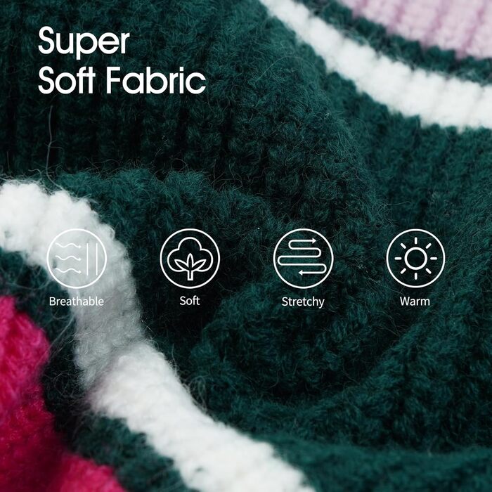 Пуловер для собак IECOii великого розміру XXXXL, 4XL, зелений. Теплий трикотажний пуловер для собак великих порід (Доберман, Німецька дога)