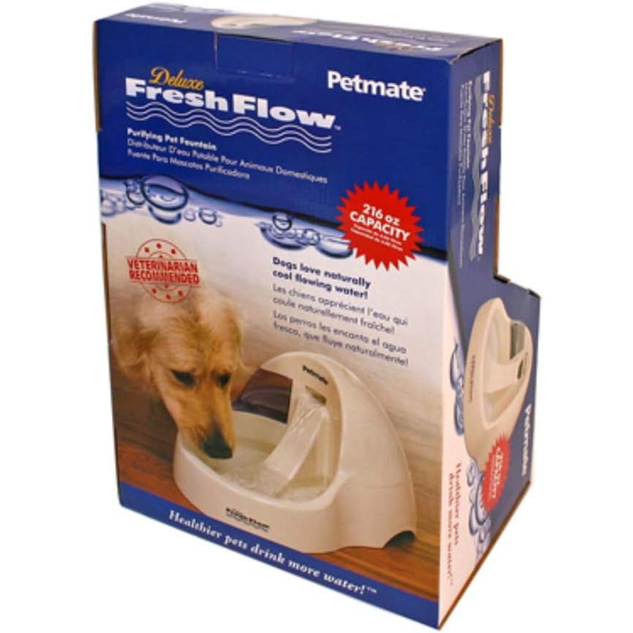 Автоматична поїлка для котів і собак PETMATE Deluxe Fresh Flow, пластик