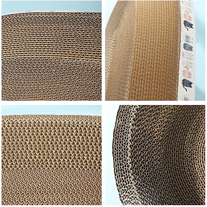 Кігтеточки для котів Rund: овальні, чашеподібні, з картону, S, M