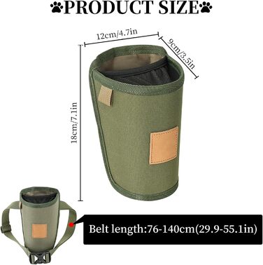 Набір для дресирування собак: сумка для ласощів, свисток, диспенсер для відходів, регульований