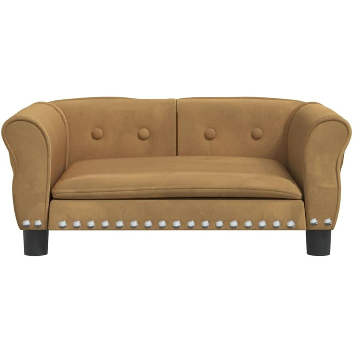 Festnight Софа для собак, лежанка для тварин, м'яка лежанка для собак, лежанка для собак з антиковзаючою поверхнею, лежанка для собак з велюру (70x45x30 см)